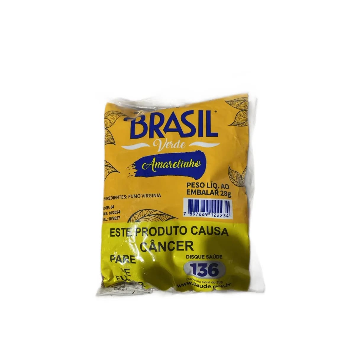 FUMO BRASIL VERDE AMARELINHO